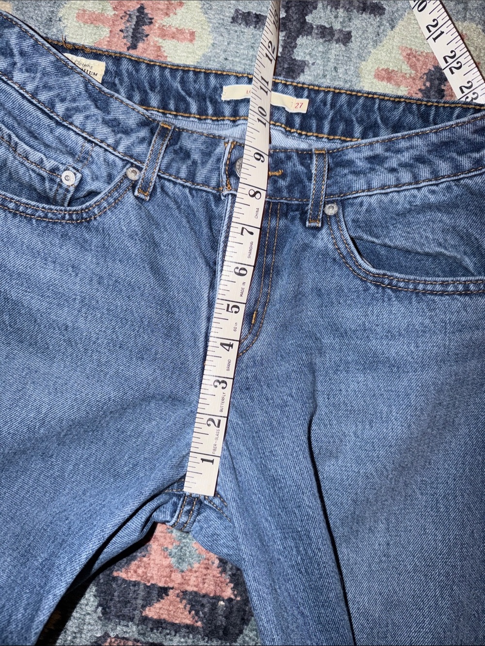 Levi’s Low Loose Jeans 27x32 - Picture 8 of 10
